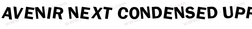 AVENIR NEXT CONDENSED UPPER Case字体转换